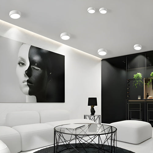 Moderne LED-taklampe – rund form og varmt LED-lys | Koselig belysning for ethvert rom
