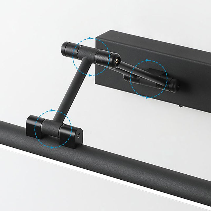 Minimalistisk LED Vegglampe Svart/Hvit – Modern Metallampe for Bad og Innendørs Bruk | Skanto