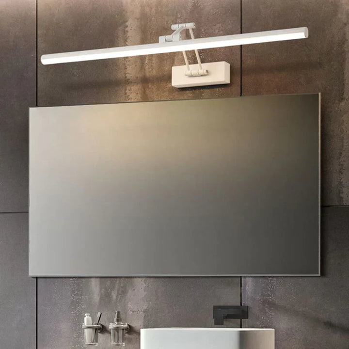 Minimalistisk LED Vegglampe Svart/Hvit – Modern Metallampe for Bad og Innendørs Bruk | Skanto