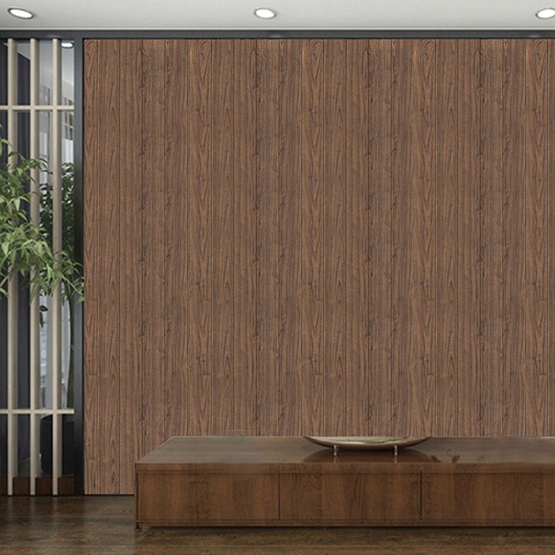 Veggkledning i stue Peel and Stick-design i treutseende Vanntett veggkledning