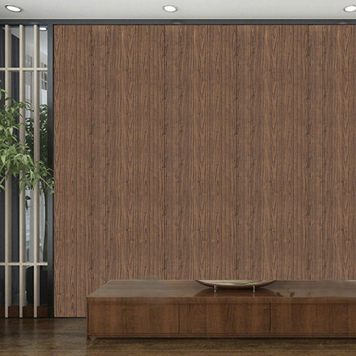 Veggkledning i stue Peel and Stick-design i treutseende Vanntett veggkledning