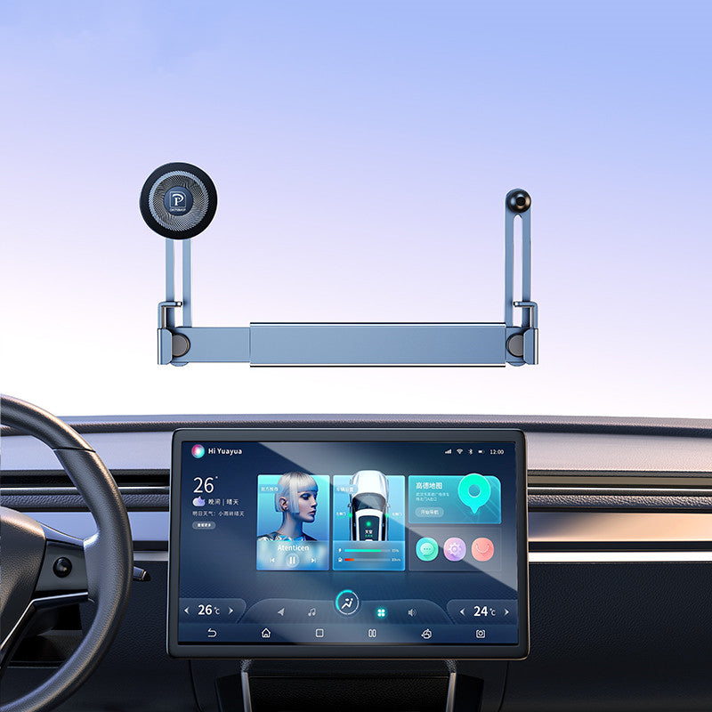 Skanto | Dual Mount Flytende Skjerm Aluminiumlegering Bil Telefonholder