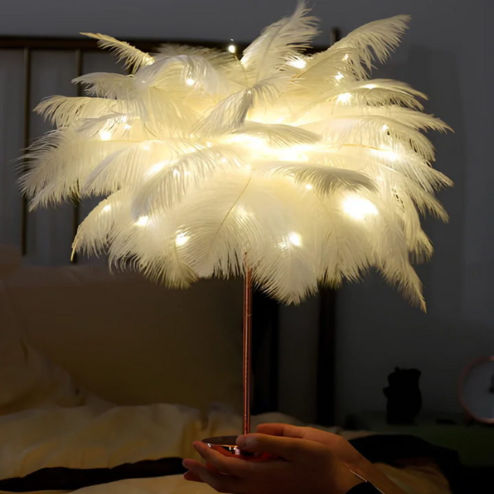 Atmosfærisk Fjær Palmetre Lampe - LumaPalm | Skanto