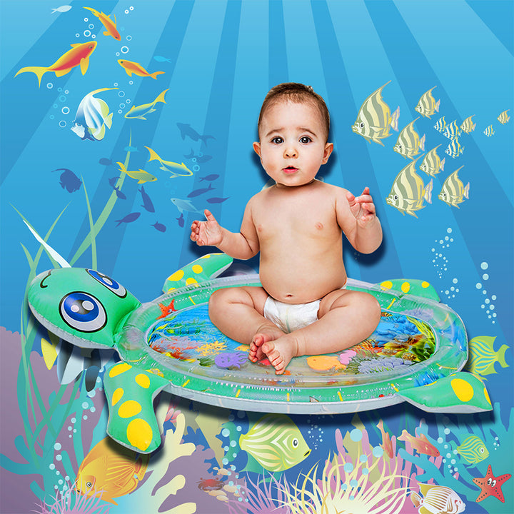Unisex oppustbart leketeppe med marinemotiver Skanto