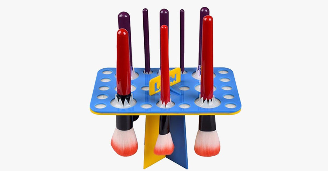 Skanto | Brush Dry Organizer – Profesjonelt tørk dine sminkebørster
