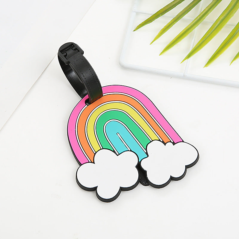 Unisex Bagasjelapp i søtt donut-design Skanto