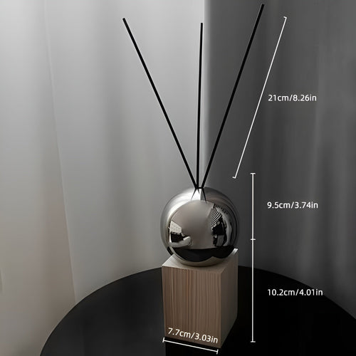 Aroma diffuser i rustfritt stål – Avslappende romduft med essensielle oljer | Dekorativ for hjem og hotell