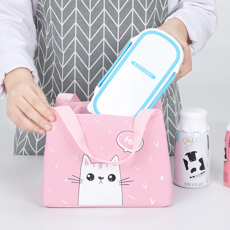 Insulated Lunch Bag with Fun Penguin Design Skanto