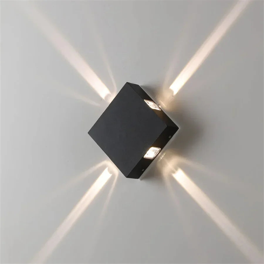 Moderne LED hagevegglampe for utendørs – Værbestandig, energisparende og dekorativ belysning | Skanto