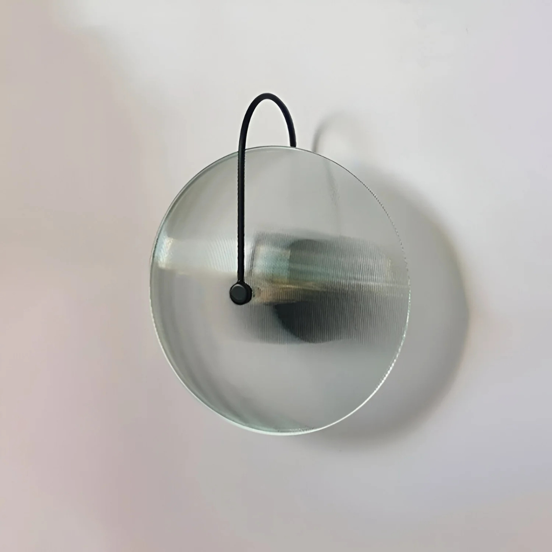 Skanto | Skandinavisk Rund Glass Vegglampe