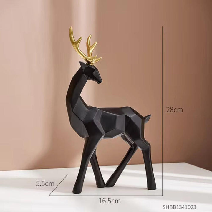 Geometrisk Hjort Utstillingsfigurine | Skanto