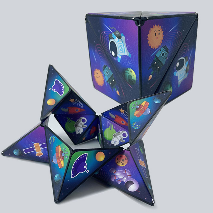 Skanto | FoldFun Form Kube – Kreativ 3D Puslespill for Barn og Voksne