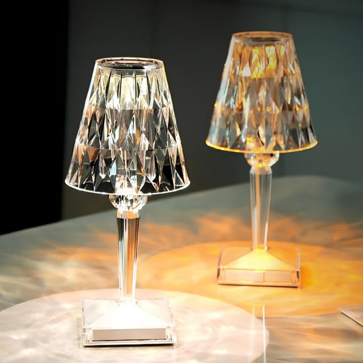 Skanto | Krystall Bordlampe med Berøringskontroll - LumeCrystal