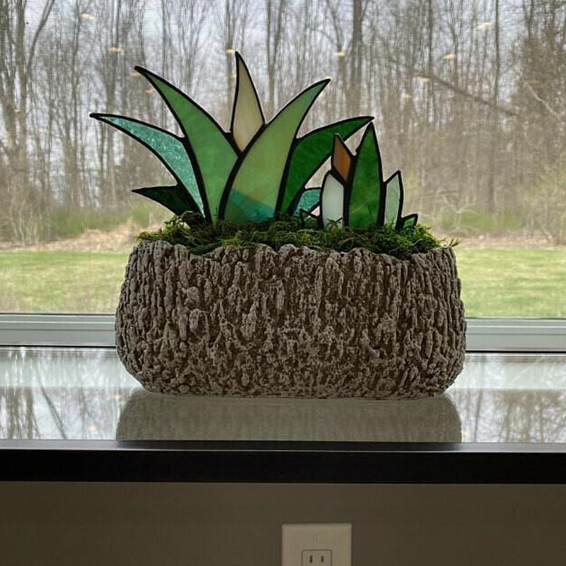 Skanto | Mini Pottede Planter Dekorasjon Hage Ornamenter
