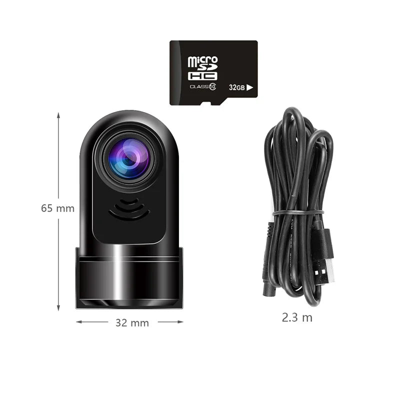 Skanto | 1080P HD Mini ADAS Dashcam med 360° rotasjonsfunksjon