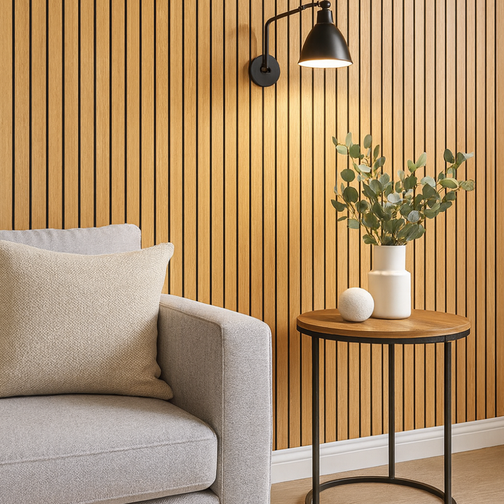 Skanto | Veggklistremerke 3D Tre-look PVC Panel Selvheftende Vanntett