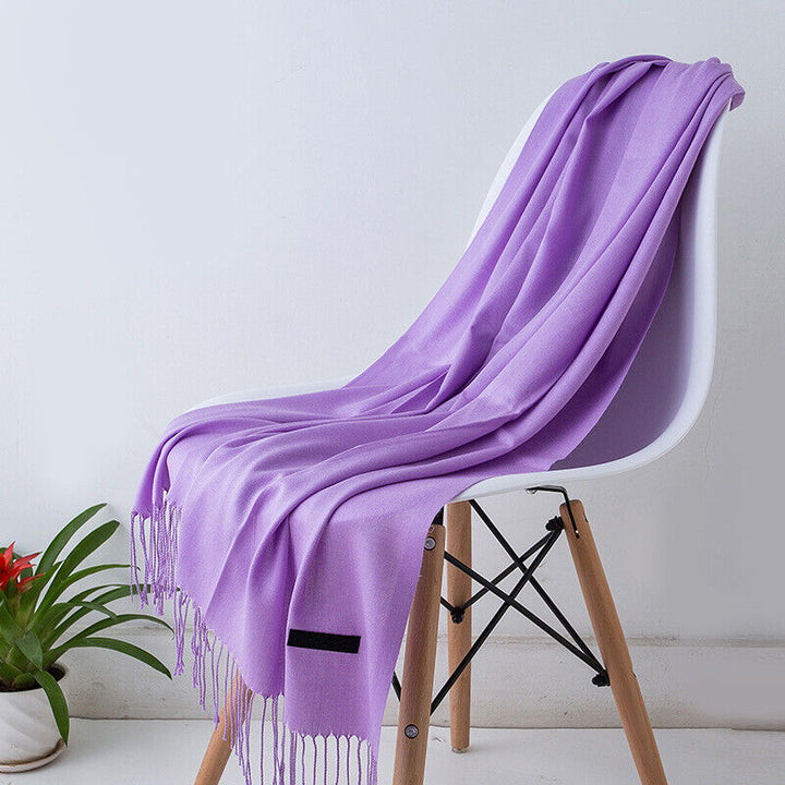 Skanto | Edel Cashmere Skjerf Bria Stilig Lang Myk