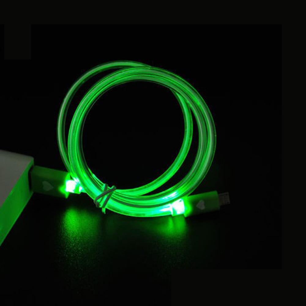 Skanto | LED USB-kabel - LED Flytende Synlig Lys Opp Luminescent Smart Lading