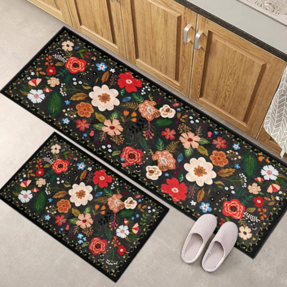 Skanto | Meadow Boho Floral Kjøkkenteppesett
