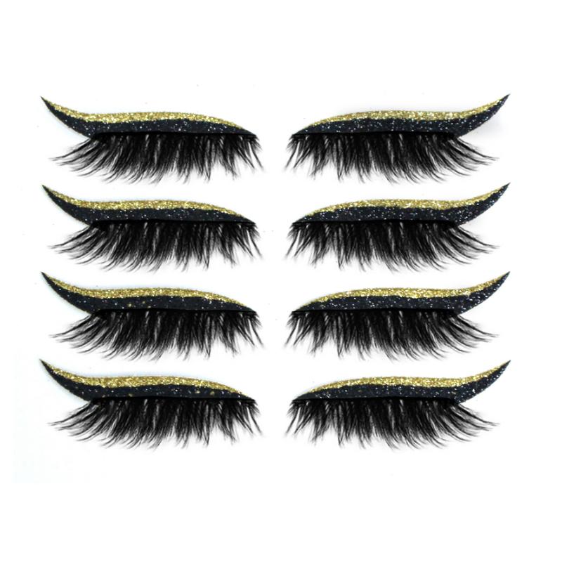 Skanto | Gjenbrukbar eyeliner og vippestickers (4 par)