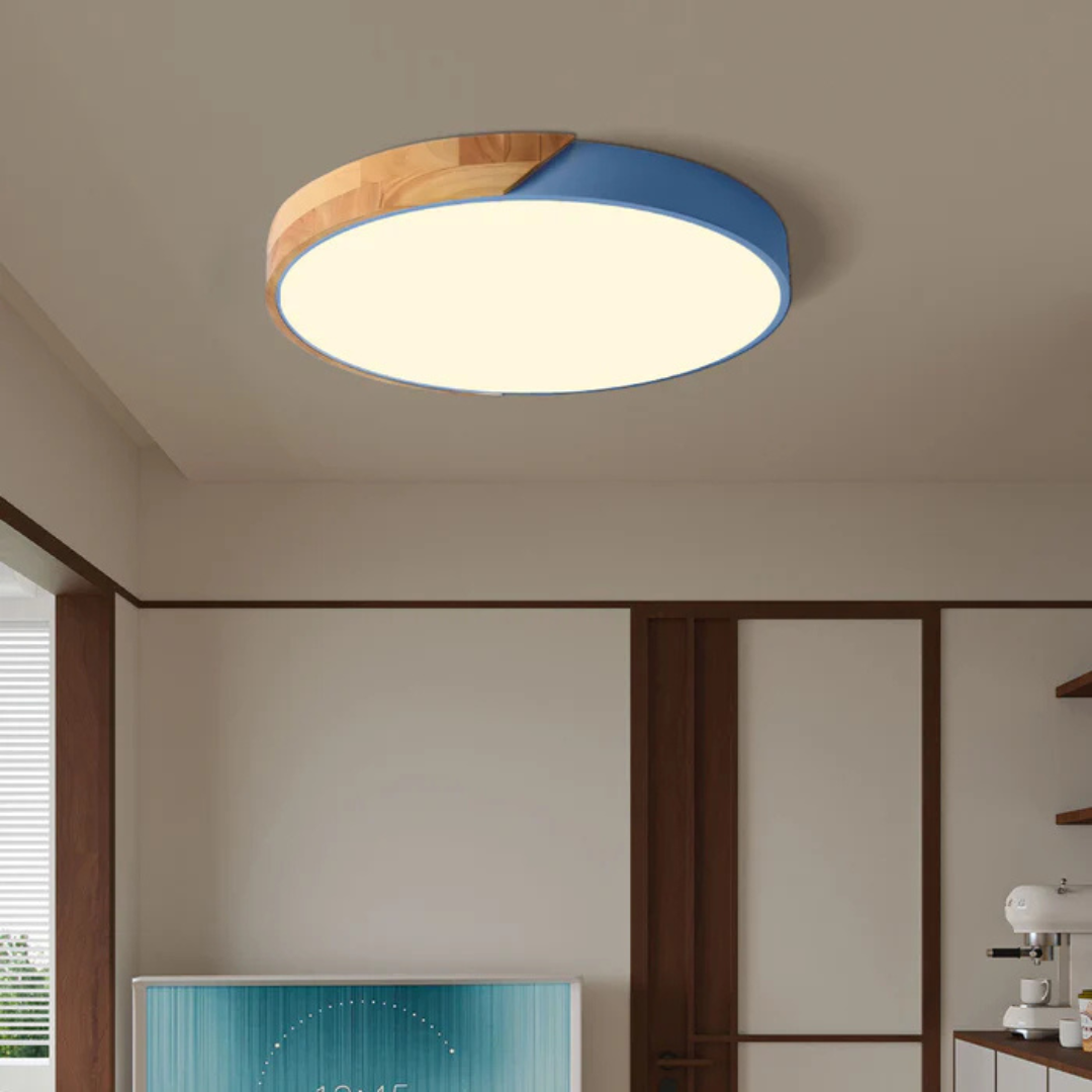 Skanto | Delos – Skandinavisk Tre LED Taklampe | Moderne Energi-Effektiv Innendørs Belysning