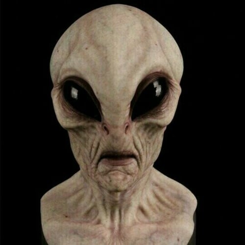 Realistisk Alien-maske – Lateks- og silikon-Halloween-maske for cosplay og fester | Skanto
