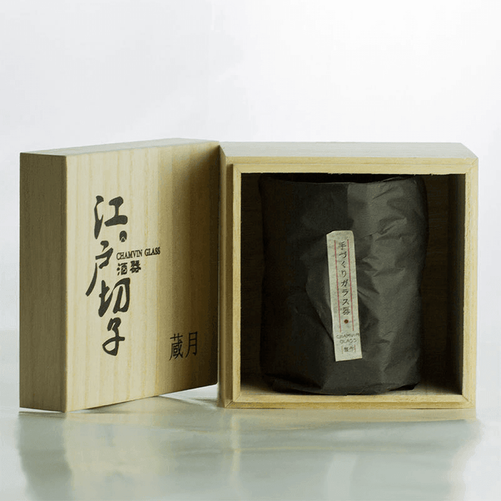 Japansk Håndlaget Chamvin Edo Kiriko Whisky Glass | Skanto