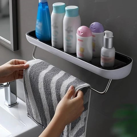 Skanto | 🚿EasyMount lagringshylde til bad - ingen boring kreves