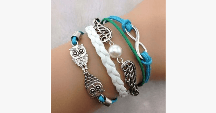 Skanto | Designer Infinity og Ugle Armbånd - Tenn din indre fashionista