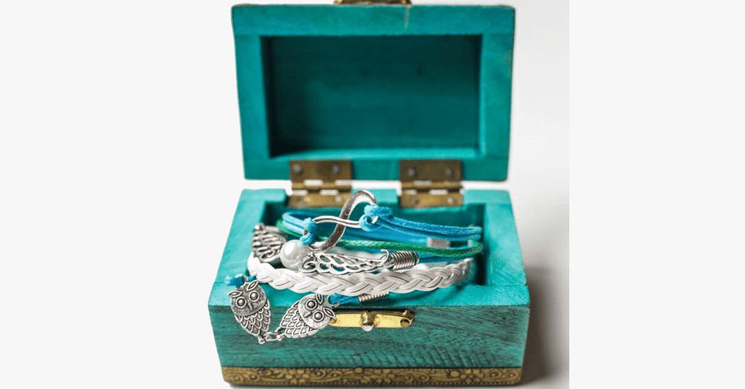 Skanto | Designer Infinity og Ugle Armbånd - Tenn din indre fashionista