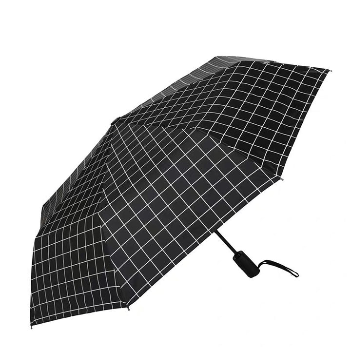 Dame faltparaply med elegant fjær-design Skanto