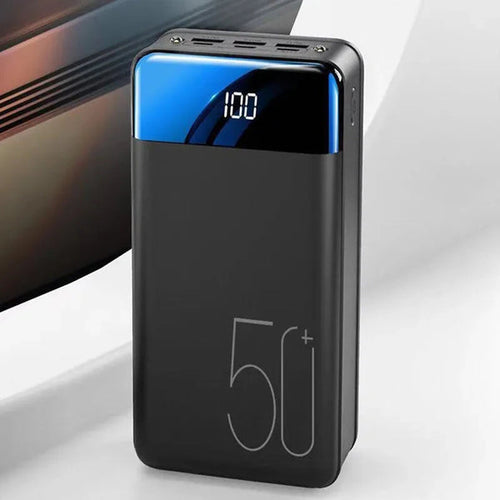Skanto | 50000mAh Stor kapasitet powerbank Mobiltelefon Superrask lader Mobil strømkilde Nettbrett Laptop Ekstern strømkilde
