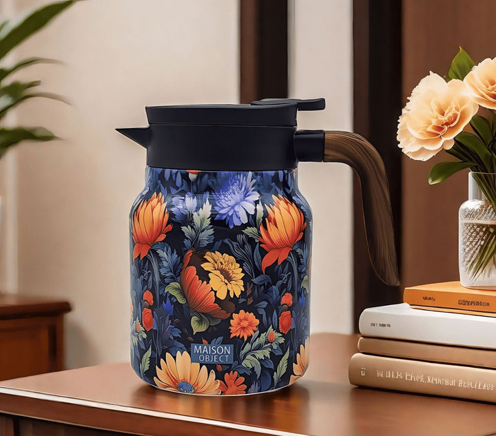 Skanto | Vintage Floral Pattern Te-kanne – Innebygd infusor
