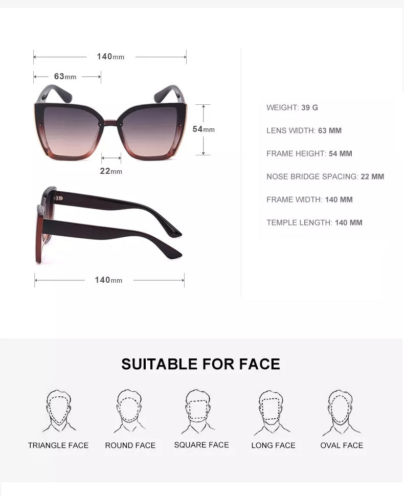 Billie Retro Solbriller | Firkantet & Trendy | Skanto