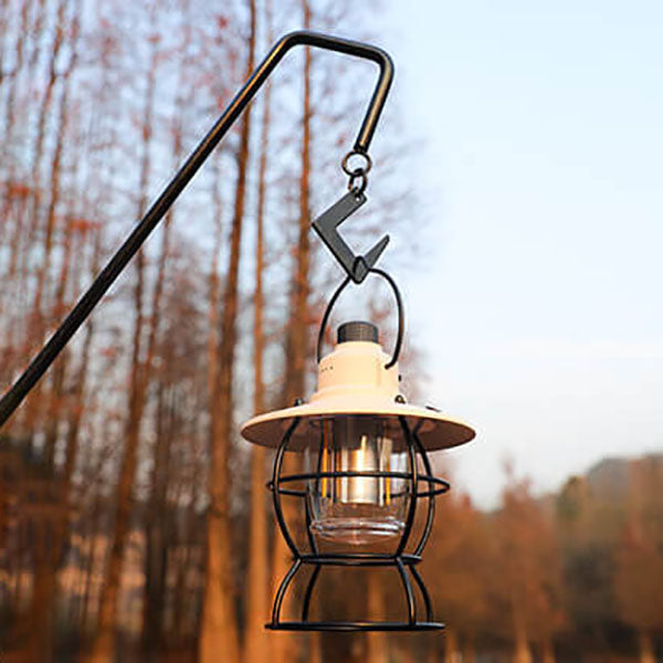 Skanto | Utendørs Vintage Camping Lys Hest Lys Oppladbart Bærbart Camping Lys