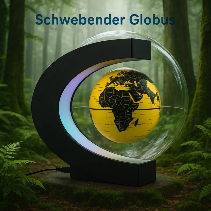 Skanto | AstroGlobe LED Verdens Globe – Flytende Globe Lampe med Magnetisk Oppheng