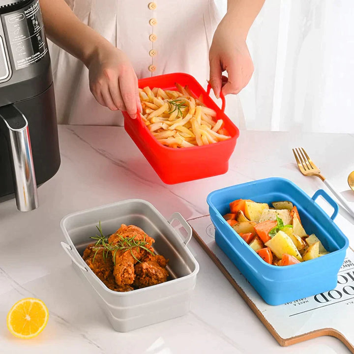 Foldbar Air Fryer Silikon Bakepanne | Skanto