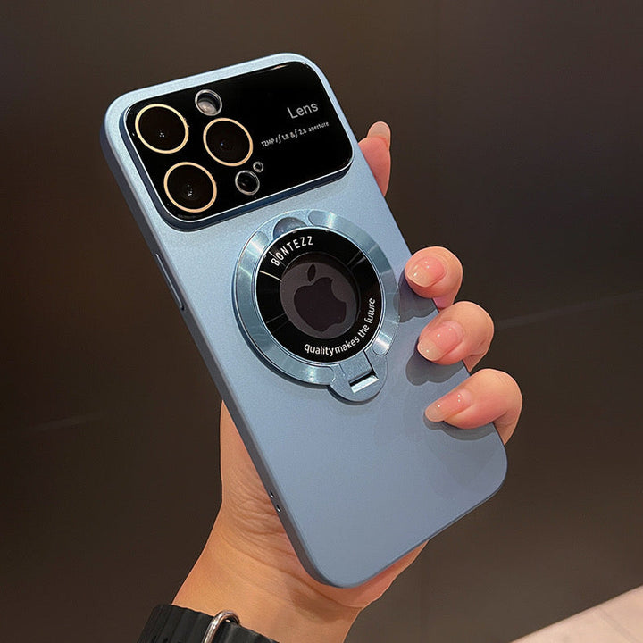 Skanto | MagSafe iPhone-deksel med integrert stativ og stort vindusdtegn