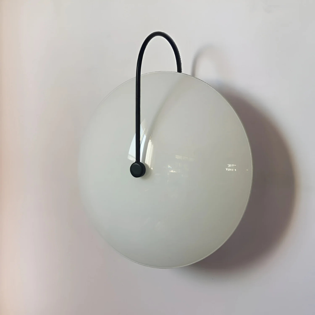 Skanto | Skandinavisk Rund Glass Vegglampe