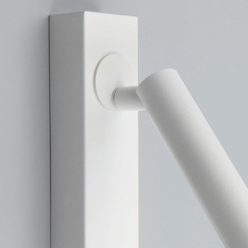 Skanto | LumeFocus Rek rektangulær LED Vegglampe | Justerbar Vinkel | Minimalistisk Design | Leselampe | Varmt Lys