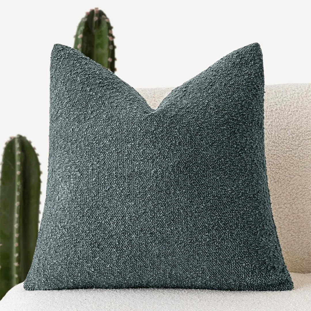 Tulum Bouclé Kissenbezug 45x45cm Dekokissen