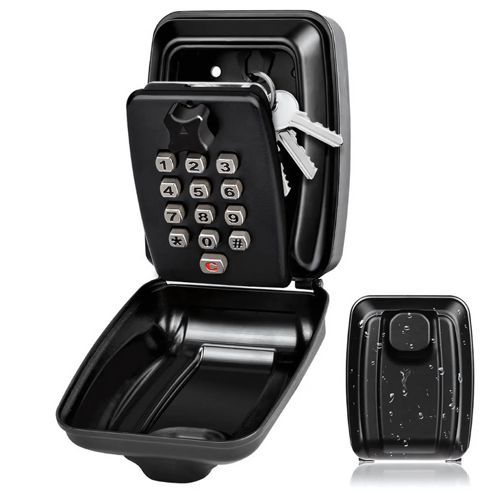 Skanto | KeyGuard Utendørs Safe – Værbestandig Veggmontert Nøkkelboks