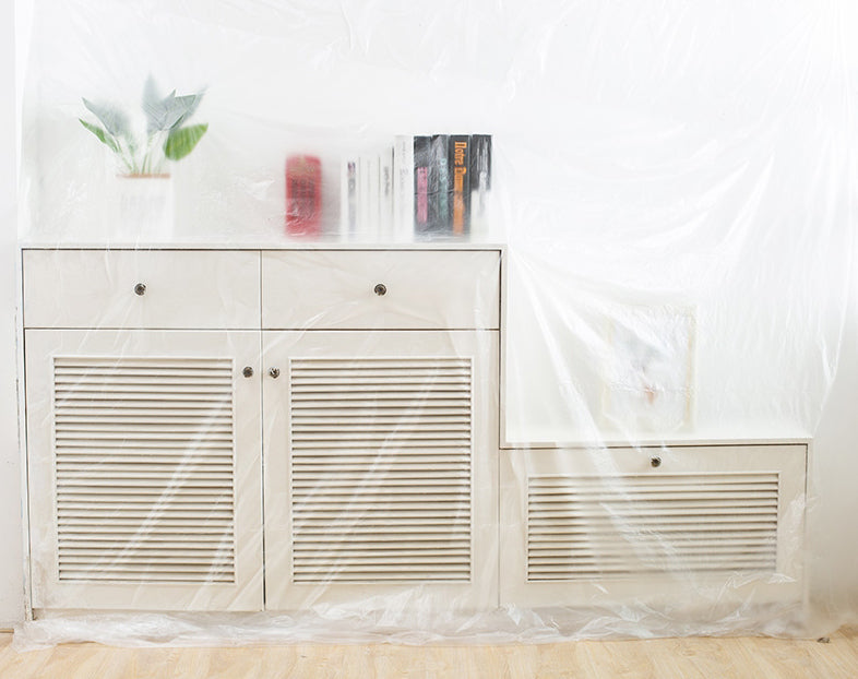 Skanto | Multi-purpose Klar Plast Anti-støv Deksel, Holdbar & Vanntett, for Sofa, Klesskap, Sofa, Bord & Mer