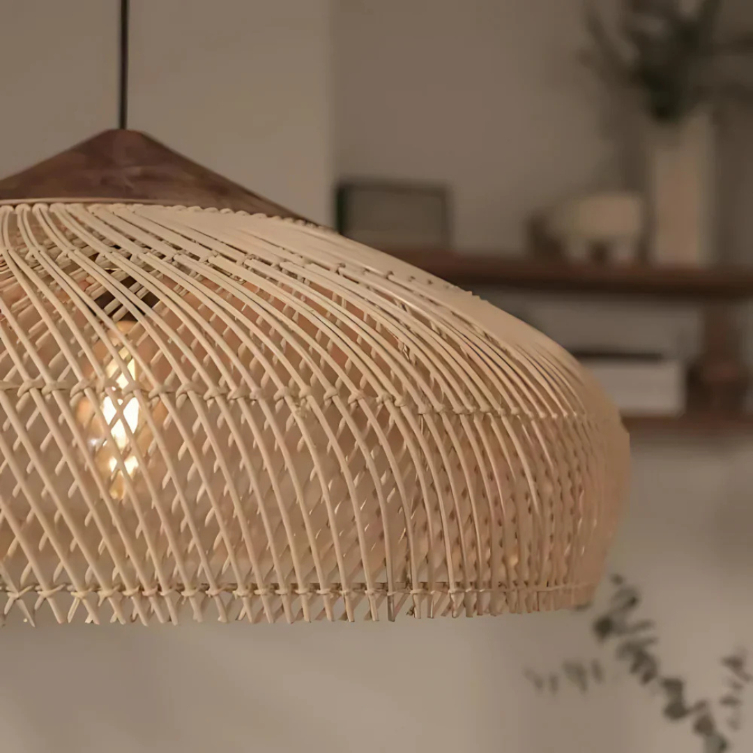 Skanto | Rattan Boho Pendellampe