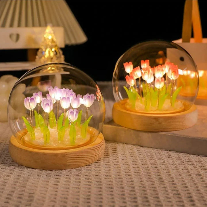 Glass Dome Tulip Light | Skanto