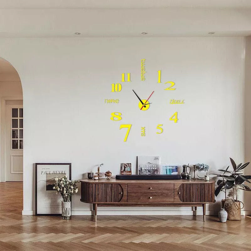 DIY Moderne Die-Free Veggklokke | Skanto