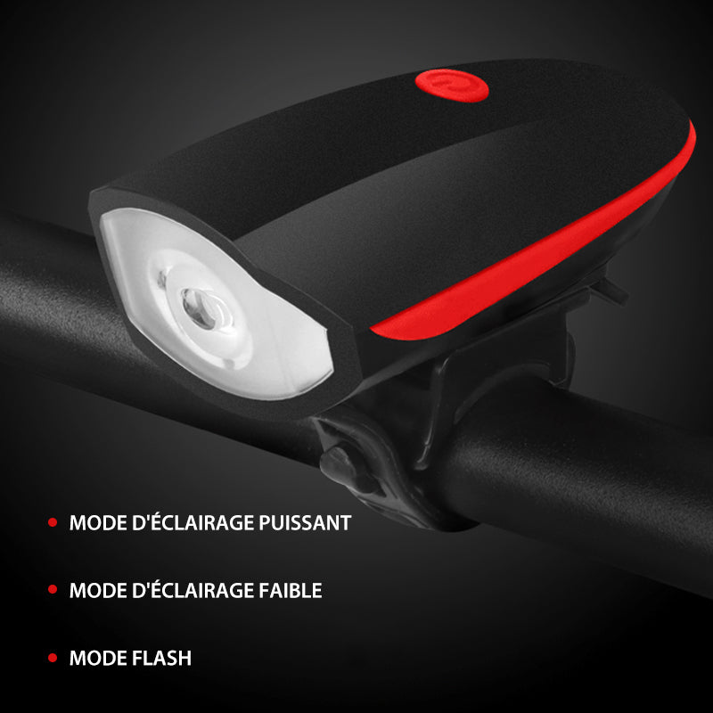 Oppladbar USB Terrengsykkel Frontlys | Skanto