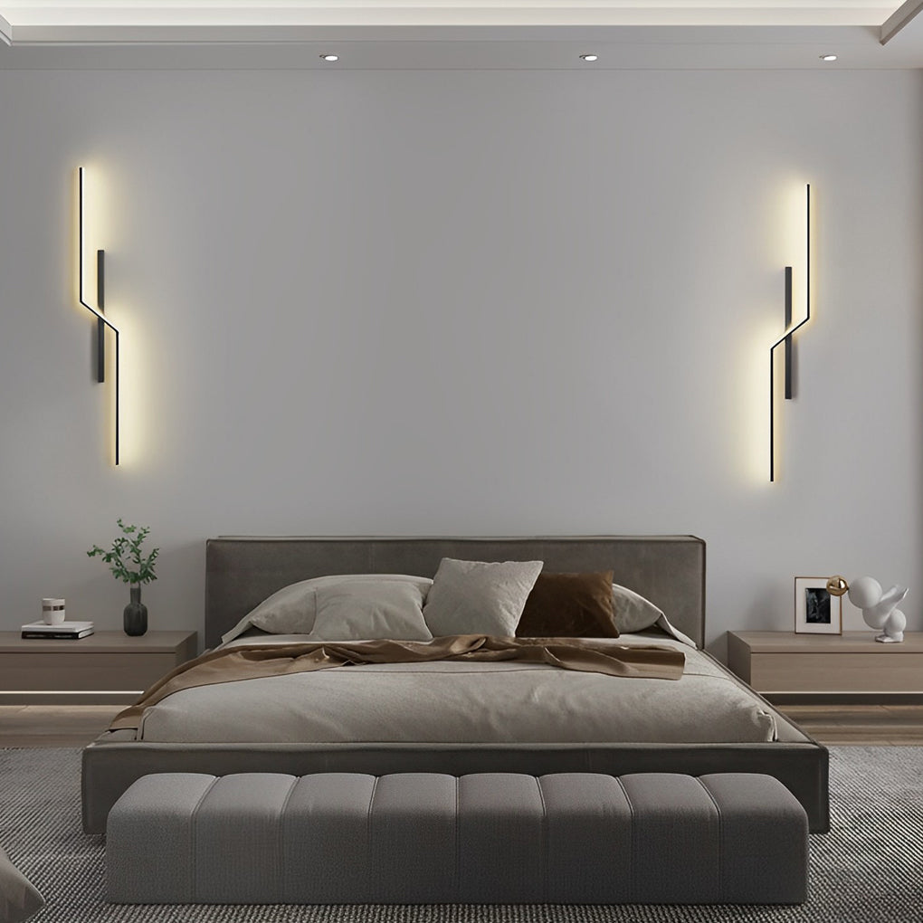 Skanto | Linjer Kreativ LED Moderne Minimalistisk Vegglampe Dekorative Vegglamper Belysning