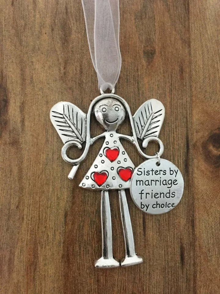 Skanto | Engel Ornament i Metall – Sentimental Julegave til Venn eller Familie