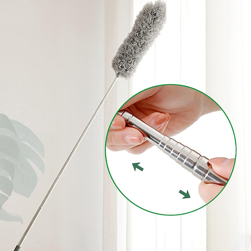 Skanto | Utvidbar vaskbar buet mikrofiber støvkost